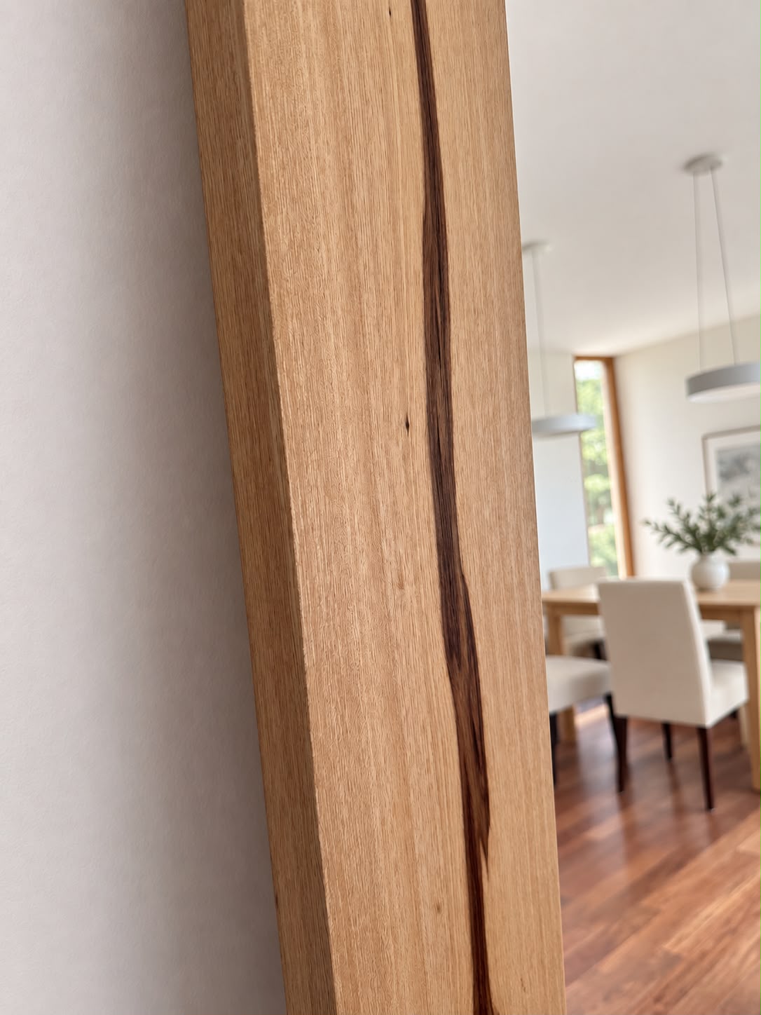 Detalle de terminación en madera Petiribí